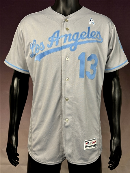 2017 Juan Castro Los Angeles Dodgers "Fathers Day" Coaches Jersey - One-Game Style from June 18, 2017