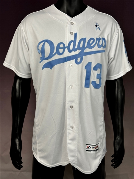 2016 Juan Castro Los Angeles Dodgers "Fathers Day" Coaches Jersey - One-Game Style from June 19, 2016