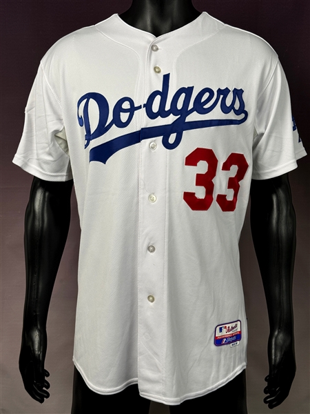 2010 Juan Castro Los Angeles Dodgers Game Used Home Jersey