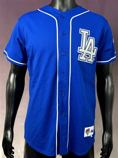 1998/99 Juan Castro Los Angeles Dodgers Royal Blue Batting Pracice Jersey