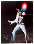 1977 Elvis Presley Souvenir "Sincerely Elvis" Poster - "Roadshow Merchandise"