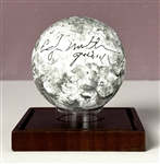 Astronaut Edgar Mitchell Signed Baseball-Sized Moon Replica (PSA/DNA)