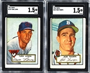 1952 Topps Baseball High Number SGC-Graded Pair (2)