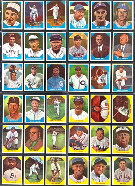 1960 Fleer Baseball Greats Complete Set (79)