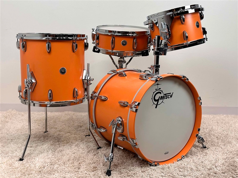 Gretsch Brooklyn Cameo Coral Reproduction 8x12", 14x14", 14x18", 5x14" Drum Set.