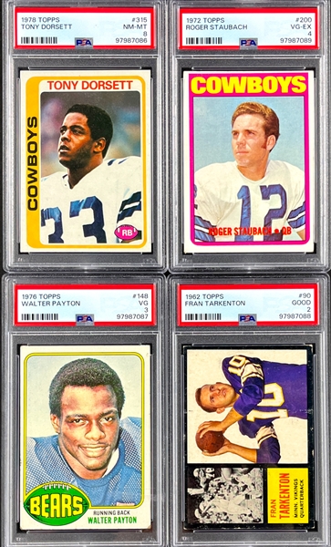 1950s to 1980s Topps and Bowman Football Shoe Box Collection (660) Loaded with Hall of Famers and Rookies