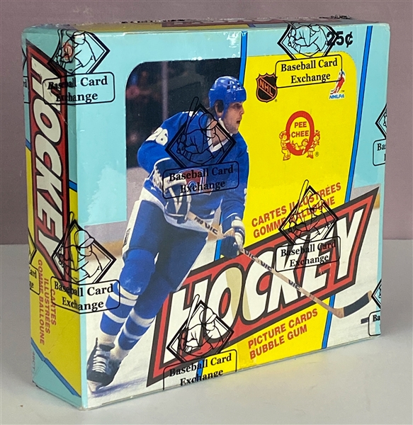 1983-84 O-Pee-Chee Hockey Wax Box - 36 Packs (BBCE Encapsulated)