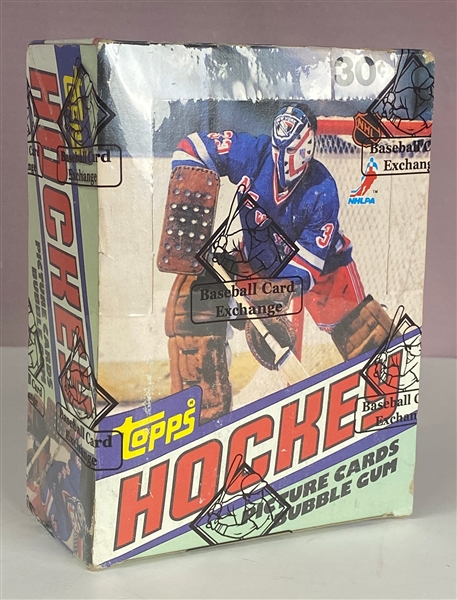 1981-82 Topps Hockey Wax Box - 36 Packs (BBCE Encapsulated)