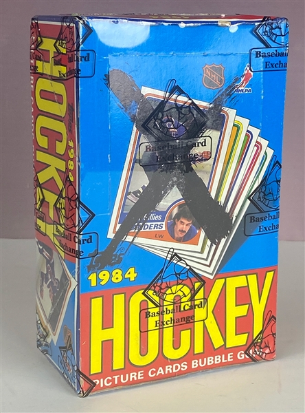 1984-85 Topps Hockey Wax Box - 36 Packs (BBCE Encapsulated)