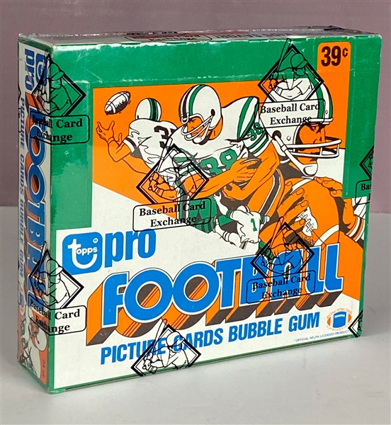 1980 Topps Football Cello Box - 24 Packs (BBCE Encapsulated)