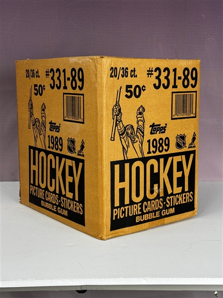 1989 Topps Hockey Wax Case (20 Wax Boxes)