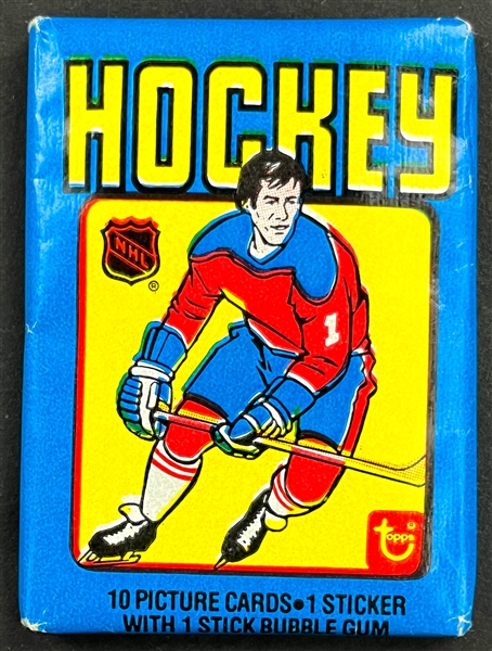 1979-80 Topps Hockey Unopened Wax Pack - Possible Gretzky Rookie!