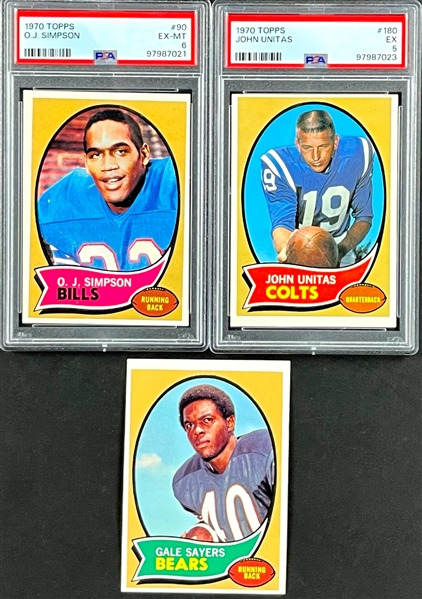 1970 Topps Football Complete Set (263)