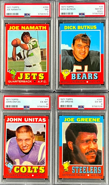 1971 Topps Football Complete Set (263)