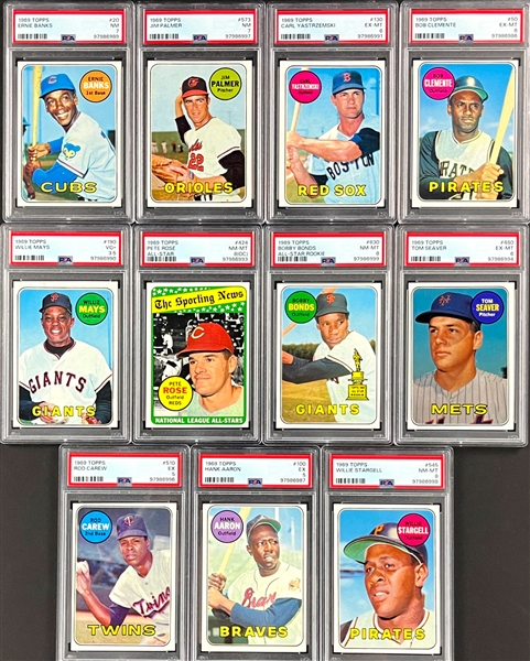 1969 Topps Baseball Near Set (659/664) 