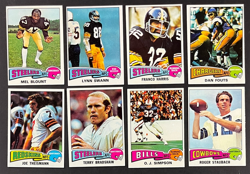 1975 Topps Football Complete Set (528)