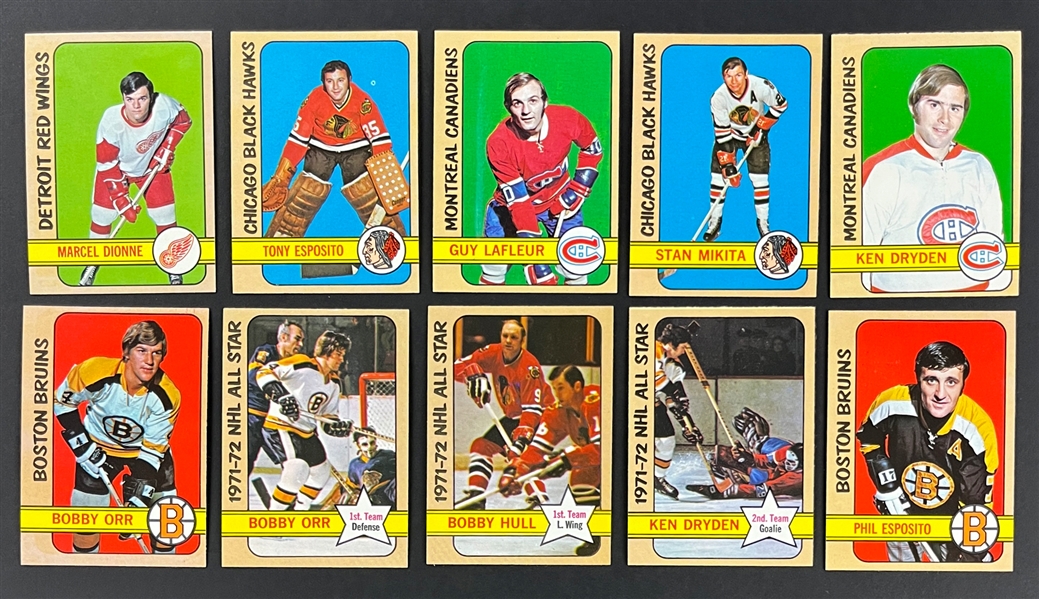 1972 Topps Hockey Complete Set (176)