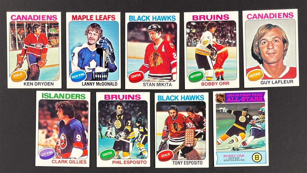 1975 Topps Hockey Complete Set (330)