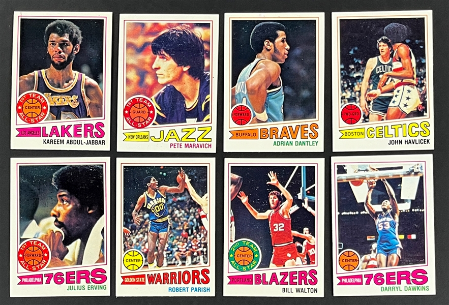 1977 Topps Basketball Complete Set (132)