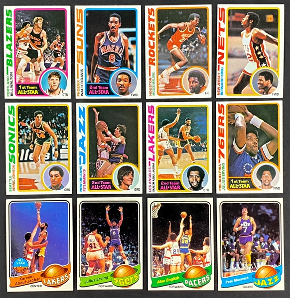 1978 and 1979 Topps Basketball Complete Sets (2)