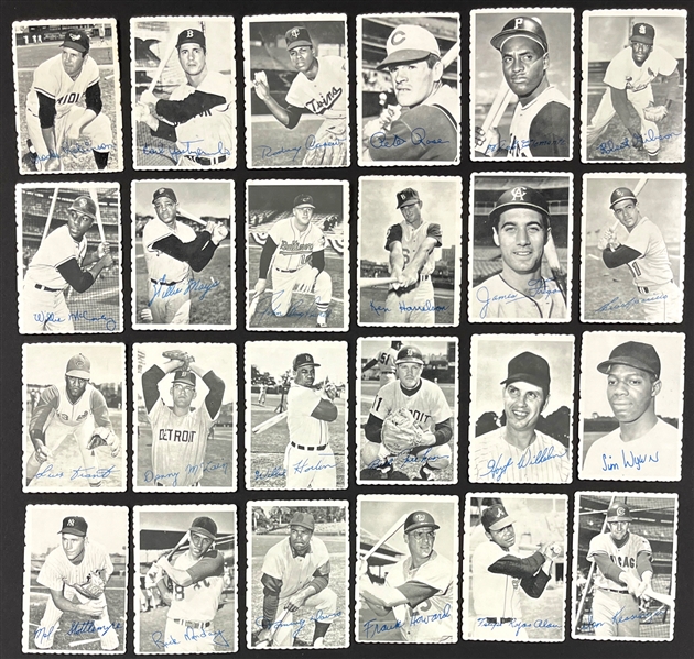 1969 Topps Deckle Edge Baseball Complete Set (33)