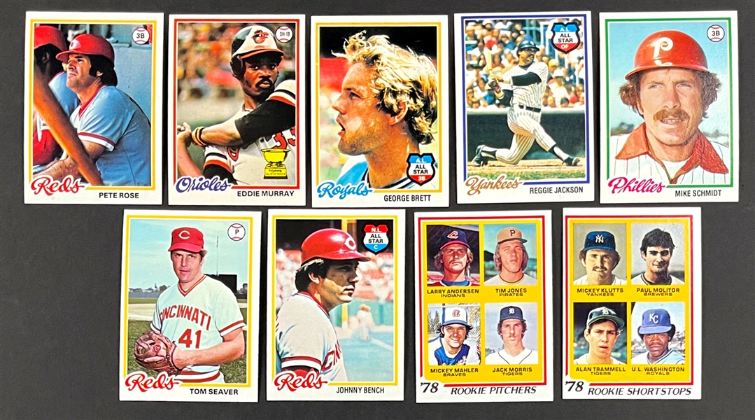 1978 and 1979 Topps Baseball Complete Sets (2)