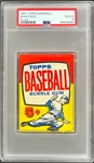 1957 Topps Baseball Unopened Wax Pack - PSA VG-EX 4