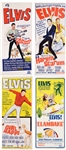 1960s Elvis Presley Australian Daybill Collection (4) Incl. <em>Girl Happy</em>, <em>Harum Scarum</em>, <em>Spinout</em> (California Holiday) and <em>Clambake</em>