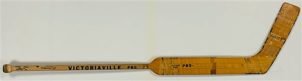 Late 1960s Jacques Plante St. Louis Blues Game Used Victoriaville Goalie Stick - Hall of Fame Goalie