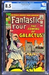 Fantastic Four #48 (Marvel, 1966) CGC VF+ 8.5 White Pages - First Appearance of Galactus!