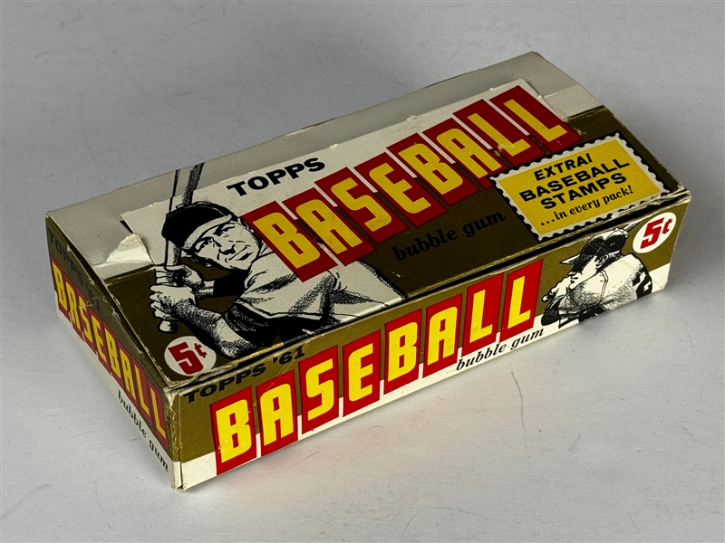 1961 Topps Baseball 5-Cent Display Box - Dated