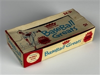 1960 Fleer Baseball Greats 5-Cent Display Box