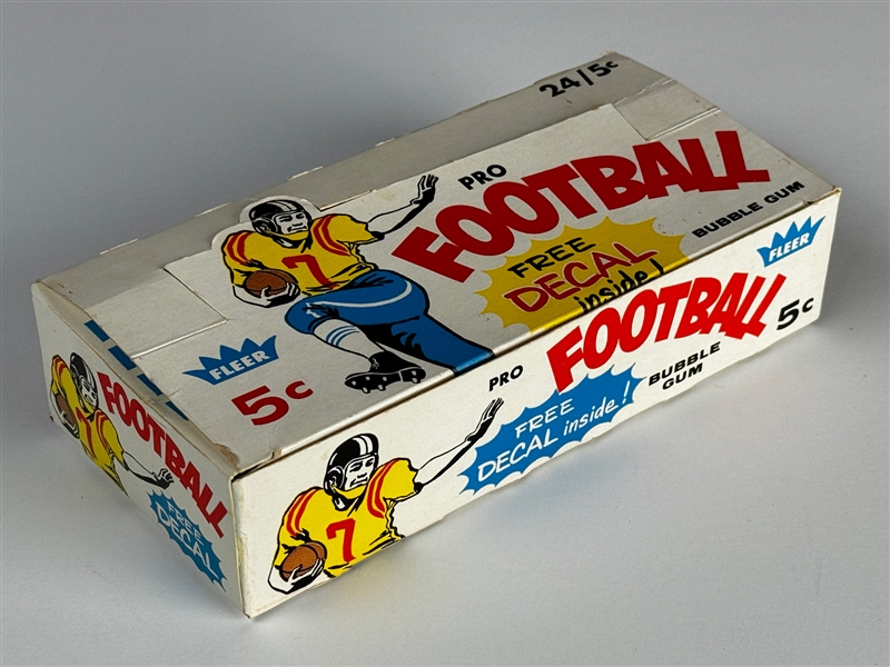 1960 Fleer Football 5-Cent Display Box