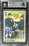 Jason Alexander and Buck Showalter Signed <em>Seinfeld</em> Card (Beckett Encapsulated)