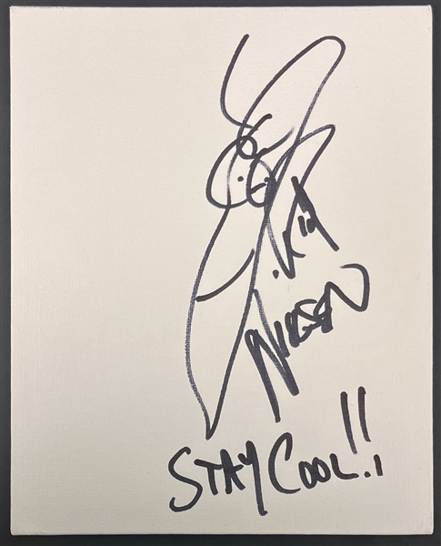 Rick Nielsen (Cheap Trick) Signed Self Portrait "Stay Cool" (Beckett Authentic)