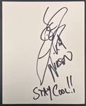 Rick Nielsen (Cheap Trick) Signed Self Portrait "Stay Cool" (Beckett Authentic)