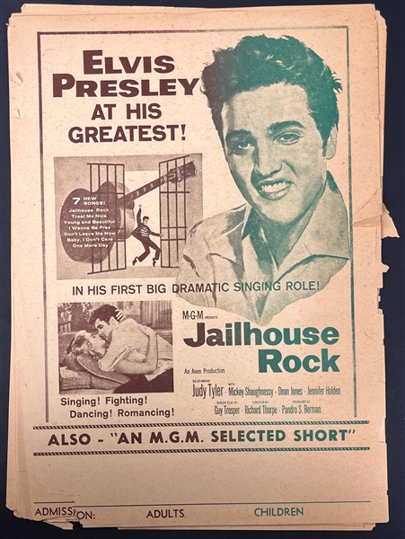 1957 <em>Jailhouse Rock</em> Heralds Collection (7) - Starring Elvis Presley