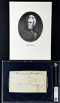 Andrew Jackson (President 1829-1837) Massive Cut Signature Signed While in Office (Beckett Encapsulated)