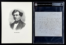 Franklin Pierce (President 1853-1857) Signed Handwritten Letter (Beckett Authentic)