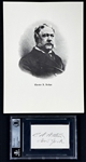 Chester A. Arthur (President 1881-1885) Signed Card (Beckett Authentic)