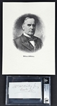 William McKinley (President 1897-1901) Cut Signature (Beckett Encapsulated)