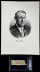 Woodrow Wilson (President 1913-1921) Cut Signature (Beckett Encapsulated)