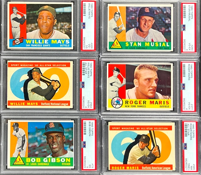 1960 Topps Near Set (552/572) Plus 402 Extras