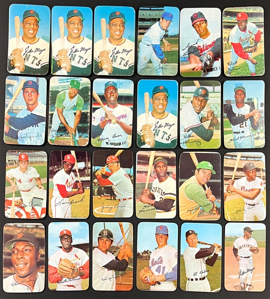 1970 and 1971 Topps Super Baseball Partial Sets with Extras (172 Total Cards)