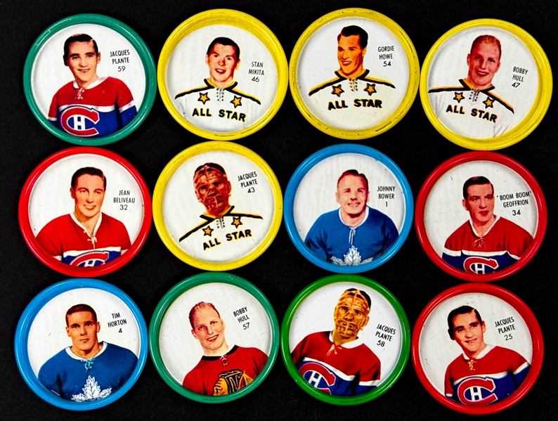 1962-63 Shirriff Coins Hockey Complete Set (60)