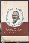 1939 Gabby Hartnett Testimonial Dinner Program 