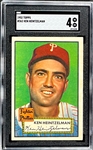 1952 Topps #362 Ken Heintzelman - SGC VG-EX 4 - High Number