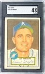 1952 Topps #368 Ed Wright - SGC VG-EX 4 - High Number