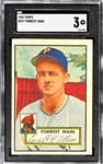 1952 Topps #397 Forrest Main - SGC VG 3 - High Number