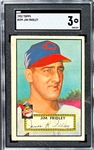 1952 Topps #399 Jim Fridley - SGC VG 3 - High Number